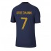 Frankrike Antoine Griezmann #7 Hemma matchtröja VM 2022 Kortärmad Billigt